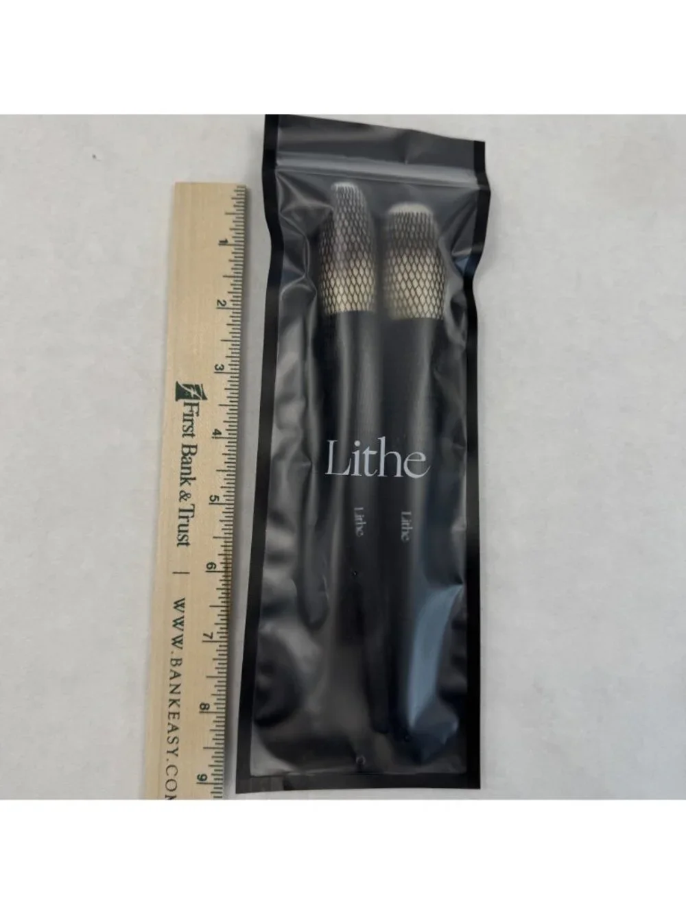 Lithe Beauty Essential Face Makeup Brushes Set 2-Pack Soft Bristles Black NEW